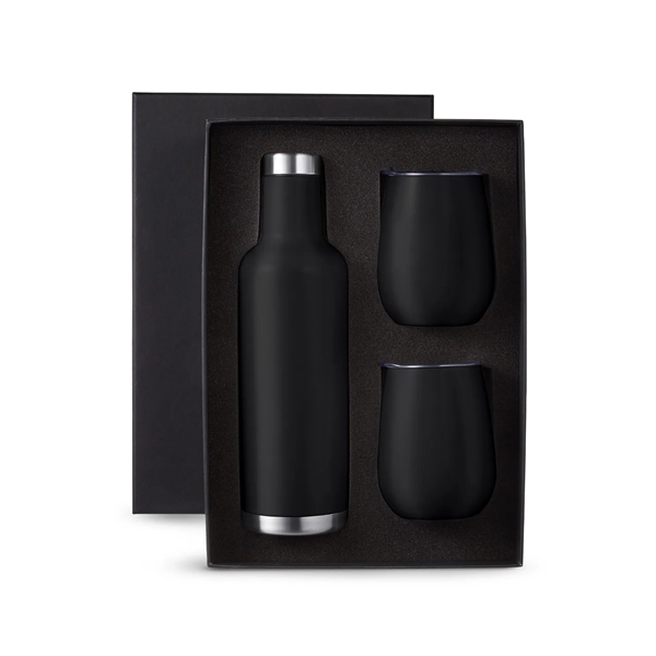 Beverage Lovers Gift set with Alsace insulated steel 25 ounce wine... from ASI 79530 Prime Line