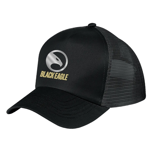 5 Panel Mesh Back Price Buster Cap.  100% Brushed Cotton... from ASI 61125 Hit Promotional Products / Hit®