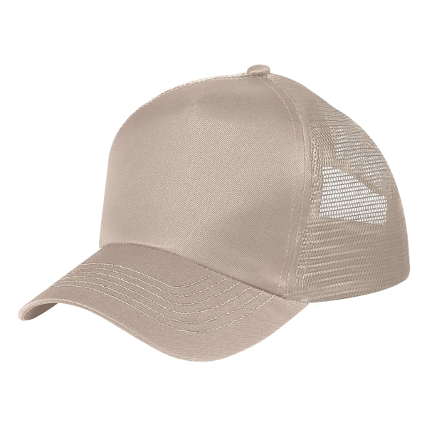 5 Panel Mesh Back Price Buster Cap.  100% Brushed Cotton... from ASI 61125 Hit Promotional Products / Hit®