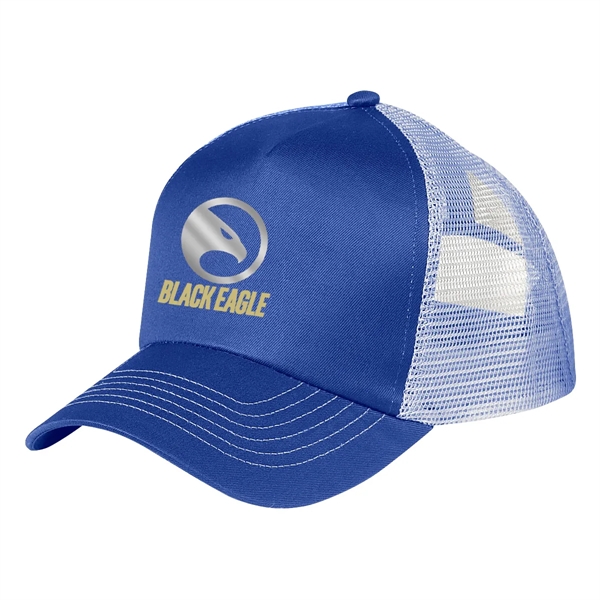 5 Panel Mesh Back Price Buster Cap.  100% Brushed Cotton... from ASI 61125 Hit Promotional Products / Hit®