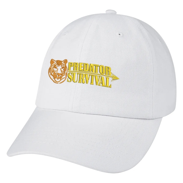 Washed Cotton Cap.  100% Washed Cotton Twill, 6 Panel, Low... from ASI 61125 Hit Promotional Products / Hit®