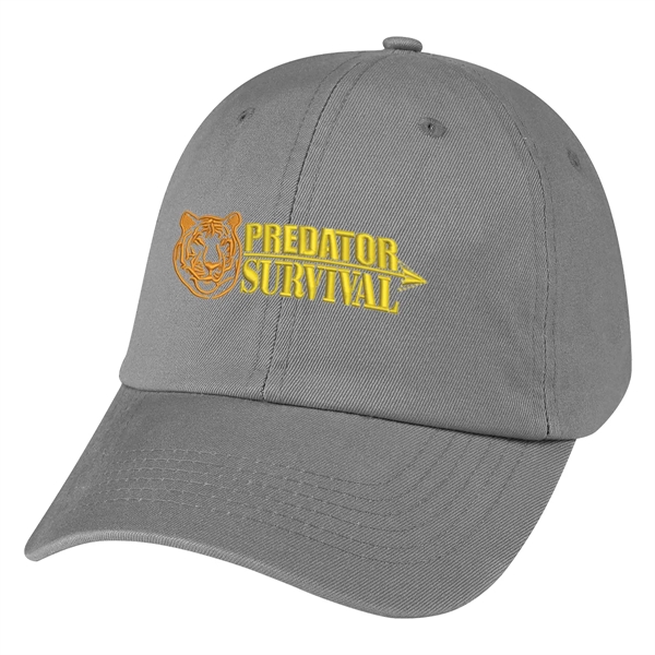 Washed Cotton Cap.  100% Washed Cotton Twill, 6 Panel, Low... from ASI 61125 Hit Promotional Products / Hit®