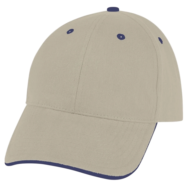 Elite Cap. 100% Brushed Cotton,6 Panel,Medium Profile,Trim Color Under Visor Matches... from ASI 61125 Hit Promotional Products / Hit®