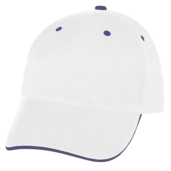 Elite Cap. 100% Brushed Cotton,6 Panel,Medium Profile,Trim Color Under Visor Matches... from ASI 61125 Hit Promotional Products / Hit®