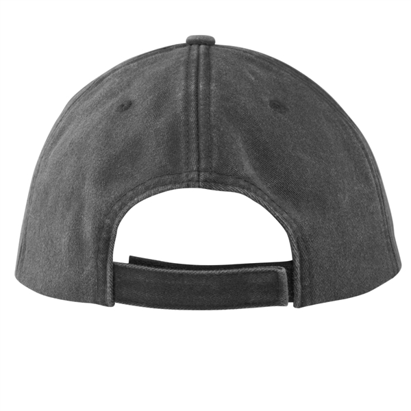 6-panel, washed cotton unstructured with polyester mesh inside and adjustable Velcro... from ASI 39552 BEL Promo