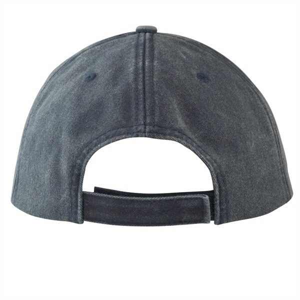 6-panel, washed cotton unstructured with polyester mesh inside and adjustable Velcro... from ASI 39552 BEL Promo