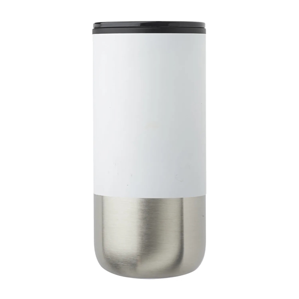 Hybrid stainless steel plastic tumbler with straw, 20 oz. capacity plus... from ASI 37218 Athena Promo (tm)