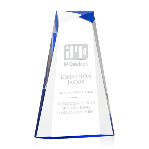 The Tyneside Award is a stunning freestanding Acrylic award with blue... from ASI 84592 St Regis Group / St Regis