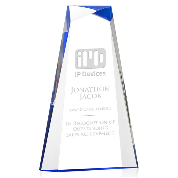 The Tyneside Award is a stunning freestanding Acrylic award with blue... from ASI 84592 St Regis Group / St Regis