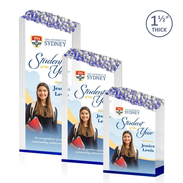 The Warwick VividPrint™ Award features a solid 1.5" thick Acrylic tower... from ASI 84592 St Regis Group / St Regis