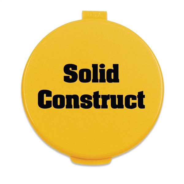 Case with a poly bagged set of yellow soft foam earplugs... from ASI 54040 Fey Promo / Mi Line by Fey