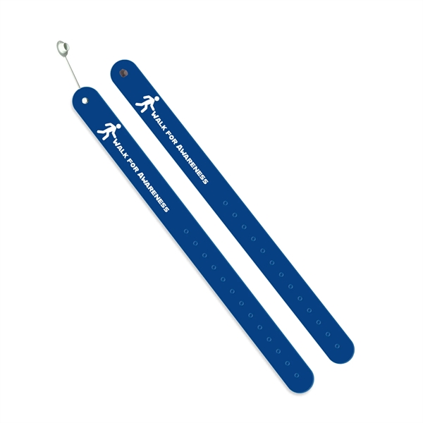 Reflective wristband measuring .75"H x 9.75"W with permanent or reusable options... from ASI 54040 Fey Promo / Reflectix® Mi Line by Fey