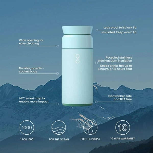 Ocean Bottle - Recycled Stainless Steel Brew Flask... from ASI 72657 Active Life Promo / Active Life