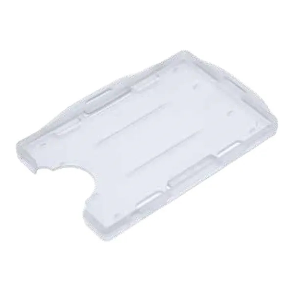 Handy dual-sided badge holder. Made from clear rigid plastic.... from ASI 64635 KEY-BAK Promotional Products