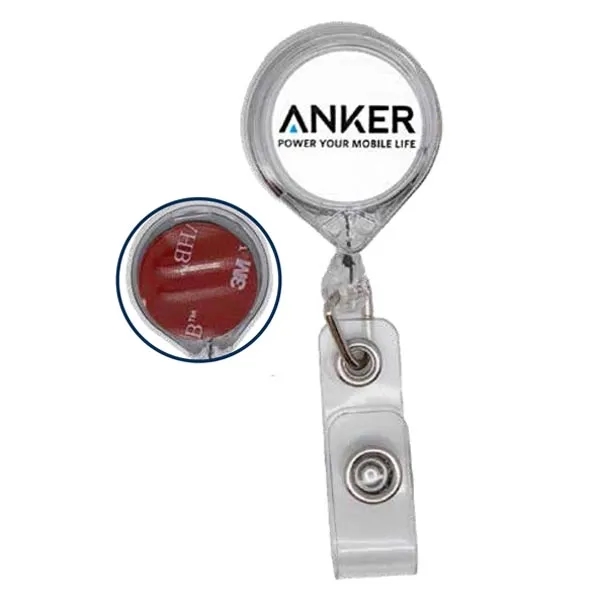 The MINI-BAK® ID Mini-Bak® Badge Reel produces 90% less waste and... from ASI 64635 KEY-BAK Promotional Products