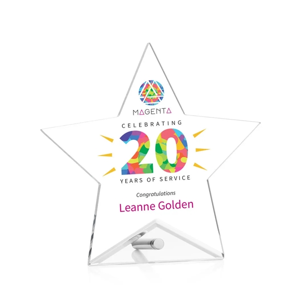 Polaris Star VividPrint™ Award - Silver... from ASI 84592 St Regis Group / St Regis