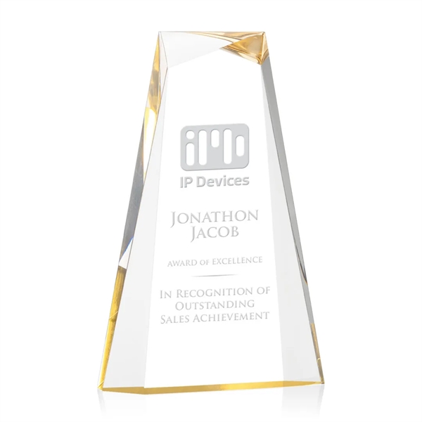 The Tyneside Award is a stunning freestanding Acrylic award with gold... from ASI 84592 St Regis Group / St Regis