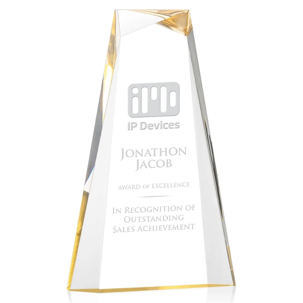 The Tyneside Award is a stunning freestanding Acrylic award with gold... from ASI 84592 St Regis Group / St Regis