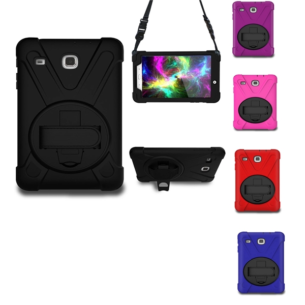 Samsung Galaxy Tab E 8" 360 degree Rotating Case.... from ASI 79909 Promotek / Promotek™