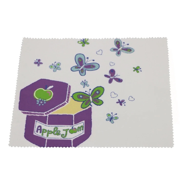 Microfiber multipurpose cleaning cloth+full color digital Printing on 1 location+shipping to... from ASI 37218 Athena Promo (tm)