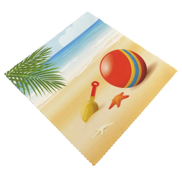 Microfiber multipurpose cleaning cloth+full color digital Printing on 1 location+shipping to... from ASI 37218 Athena Promo (tm)