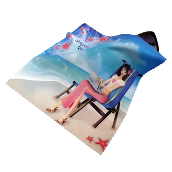 Microfiber multipurpose cleaning cloth+full color digital Printing on 1 location+shipping to... from ASI 37218 Athena Promo (tm)