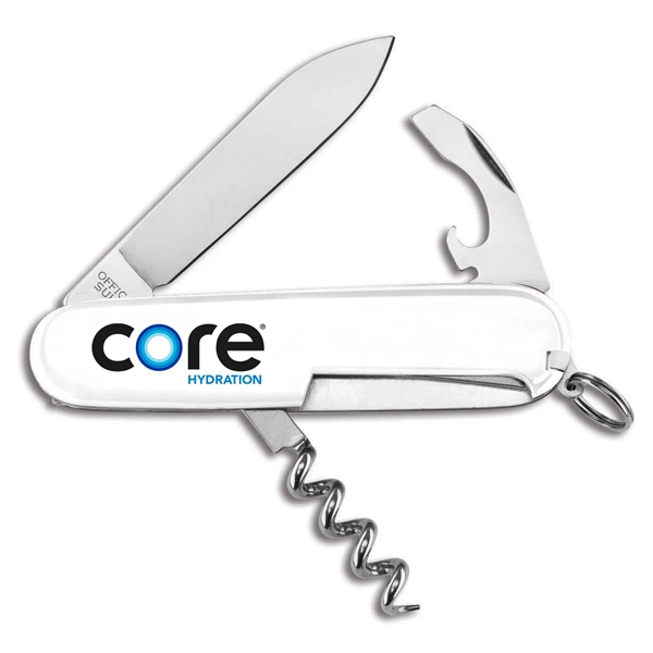 Pocket knife with a 3 1/4" handle that features a combination... from ASI 46170 Compass Industries Inc