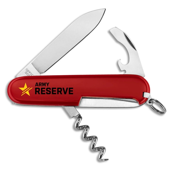 Pocket knife with a 3 1/4" handle that features a combination... from ASI 46170 Compass Industries Inc