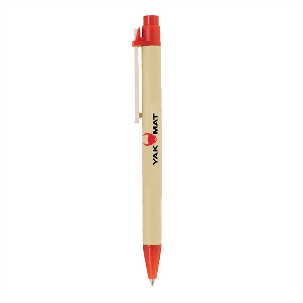 Click action recylcle pen with colored accents.... from ASI 31517 Admart Products / Admart Line