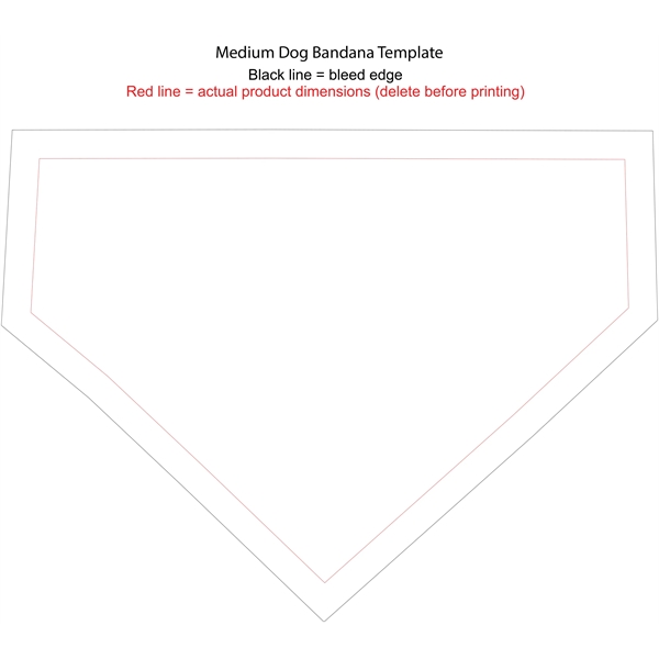 Sublimated Medium Pet Bandanna & Scarf. Printed in a union shop.... from ASI 62635 Inno-Vative Solutions Grp LTD