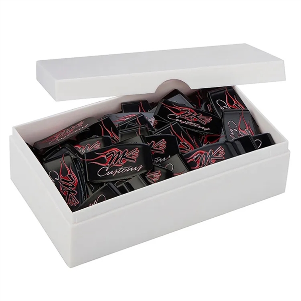 Original DutchClip & E-CLIPS with full color printing Direct On Steel... from ASI 31490 Admatch Corporation / Admatch-Regal