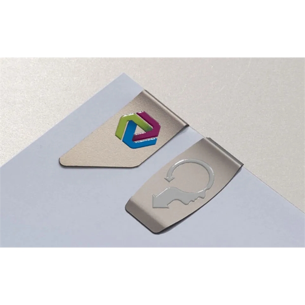 Original DutchClip & E-CLIPS with full color printing Direct On Steel... from ASI 31490 Admatch Corporation / Admatch-Regal