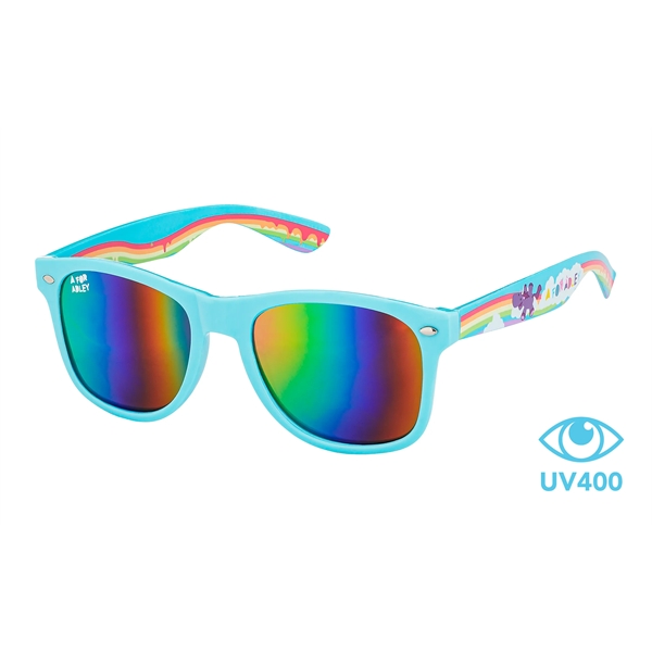 Pantone matched plastic sunglasses available in any color and with multiple... from ASI 45657 Pop! Promos