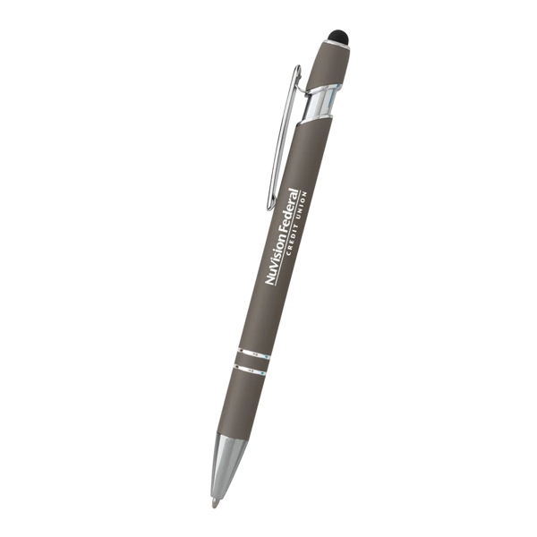 Aluminum ballpoint pen with stylus on top.... from ASI 61125 Hit Promotional Products / Hit®