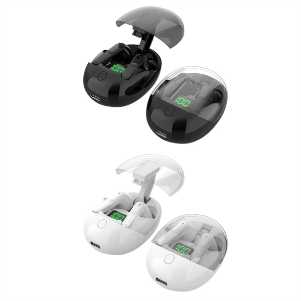 TWS wireless bluetooth earbuds + 1c1p silkscreen imprint plus + free... from ASI 37218 Athena Promo (tm)