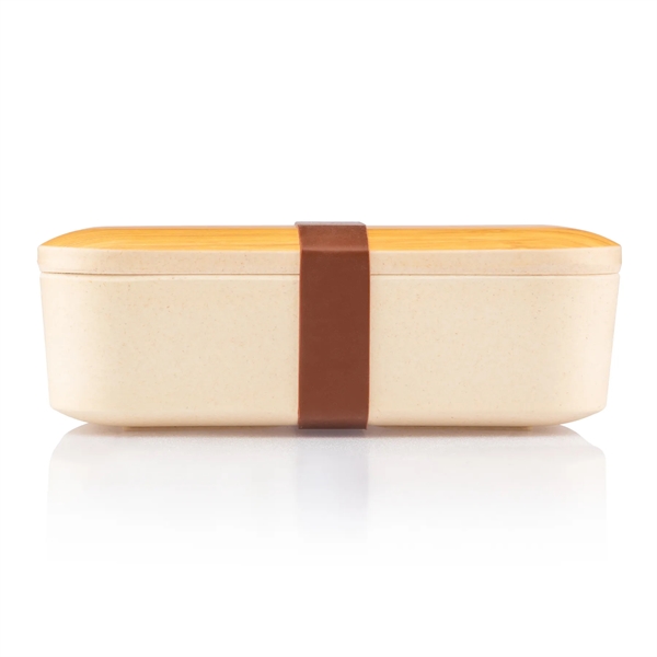 Bamboo wood and polypropylene Bento lunchbox with silicone band.... from ASI 57800 Gordon Sinclair / Gordon Sinclair®