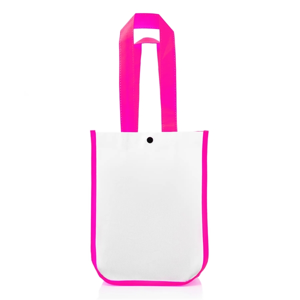 110GSM non-woven polypropylene glossy laminated designer tote bag with plastic snap... from ASI 57800 Gordon Sinclair / Gordon Sinclair®