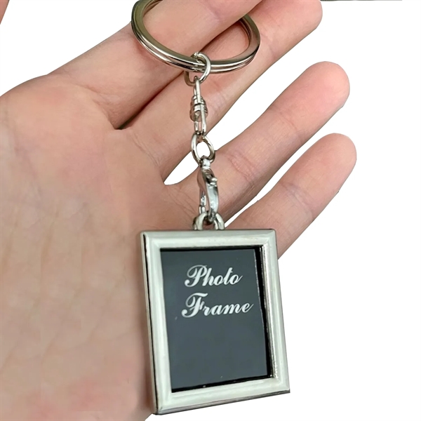 Creative metal keychain plus laser engraving on 1 location... from ASI 37218 Athena Promo (tm)