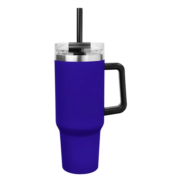 40 oz. stainless steel tumbler with double wall vacuum insulated construction,... from ASI 61125 Hit Promotional Products