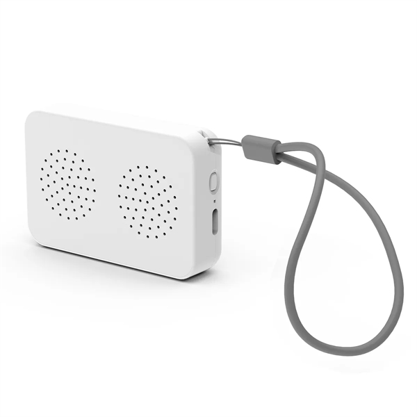 Wireless Bluetooth speaker with strap and USB-C cable for recharging.... from ASI 61125 Hit Promotional Products / Hit®