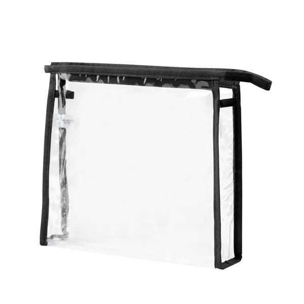 Clear PVC toiletry bag with zippered main compartment.... from ASI 61125 Hit Promotional Products / Hit®
