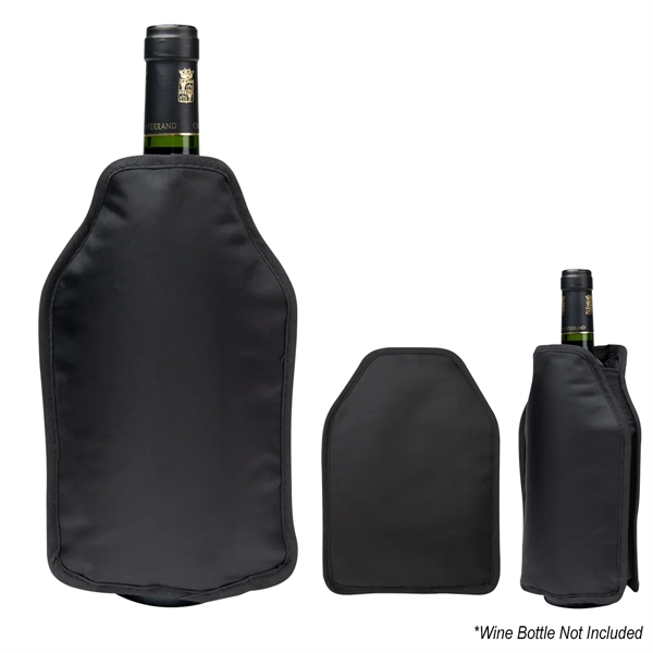 Wine bottle cooler made of nylon with gel insulation.... from ASI 61125 Hit Promotional Products / Hit®