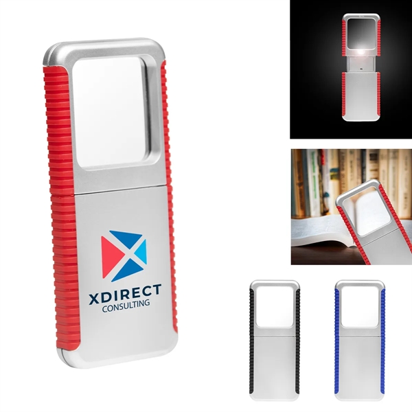 Magnifier with comfort grip and LED light.... from ASI 61125 Hit Promotional Products / Hit®