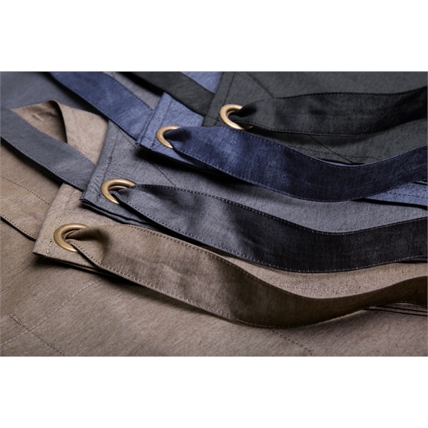 Bib style apron with a large pencil/thermometer pocket and optional fabric... from ASI 36558 Aprons, Etc.