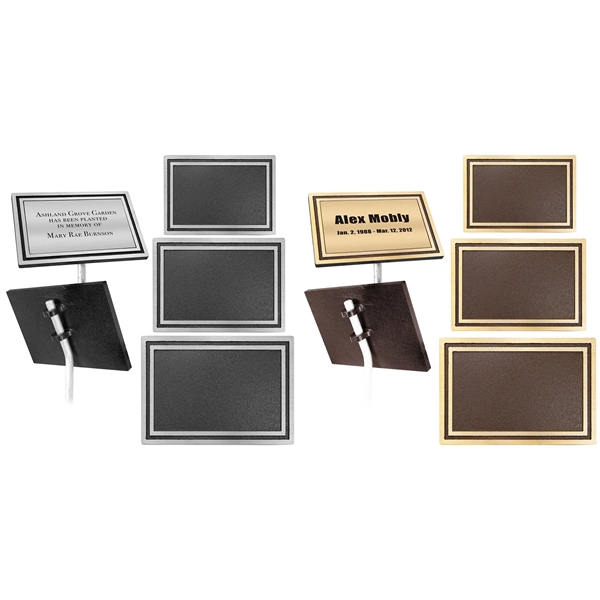 Cast Aluminum Sign with Aluminum with Rod... from ASI 92531 Unique Custom Products / UCP