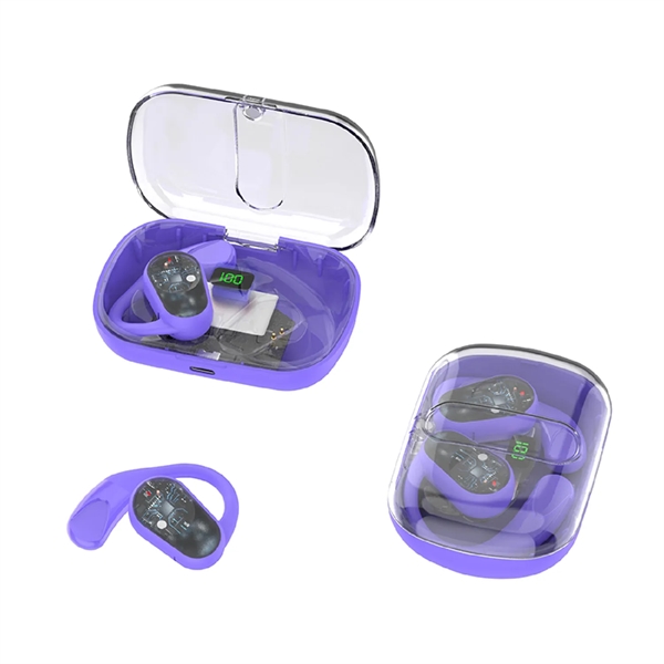 Wireless Bluetooth 5.3 TWS earbuds with charging case plus 1c1p silkscreen... from ASI 37218 Athena Promo (tm)