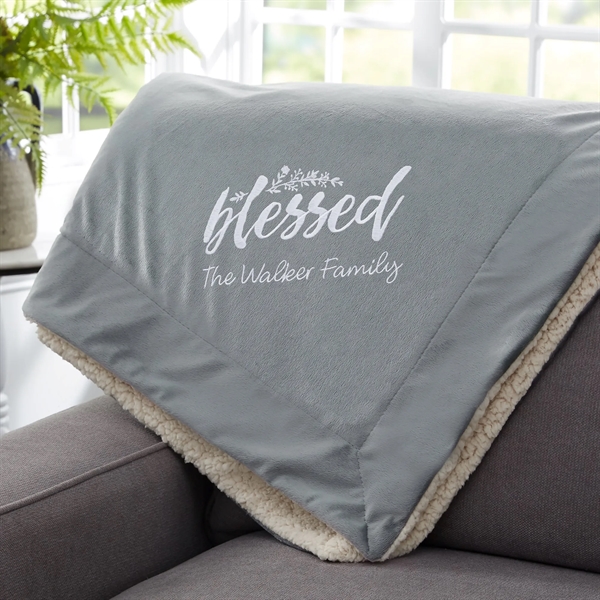 Luxuriously ultra plush Lambswool Microsherpa Throw Blanket... from ASI 40544 Binaco