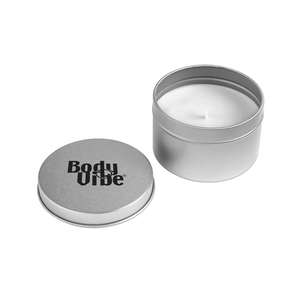 Vanilla scented soy wax candle in a round silver tin.... from ASI 98360 WOWLine / WOWLine®