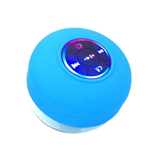 LED waterproof wireless bluetooth speaker plus silkscreen imprint on 1 location... from ASI 37218 Athena Promo (tm)