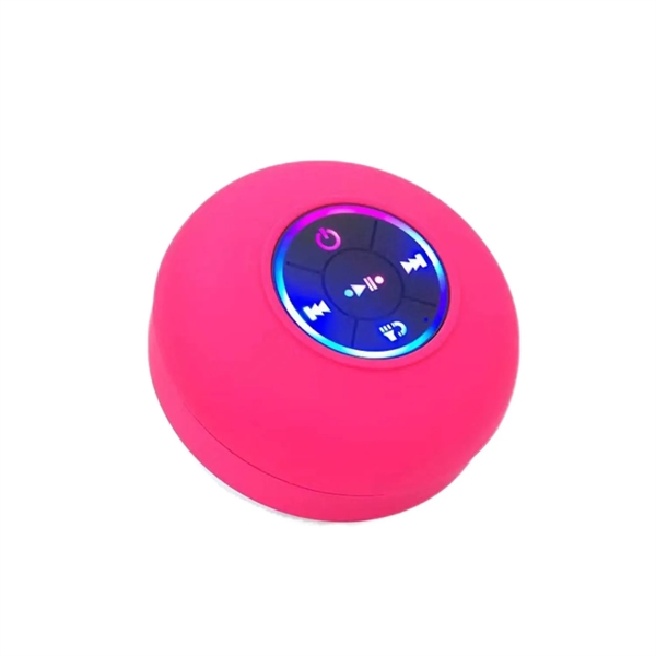 LED waterproof wireless bluetooth speaker plus silkscreen imprint on 1 location... from ASI 37218 Athena Promo (tm)